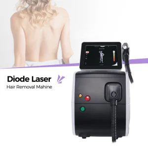 Diode Laser Hair Removal Device 1200W 2400W 3 Wavelengths Android System Remote Data Management