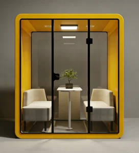 Modern Aluminum Foldable Outdoor Gym Soundproof Booth Privacy Telephone Booth Mobile Recording Cabins Portable Acoustic Silent