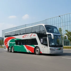 Elegant 14-Meter Tourist Bus with Two Levels of Comfort