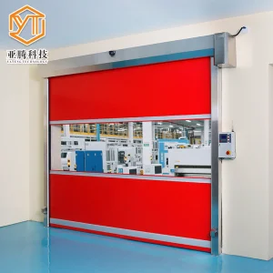 YT Eco-Friendly Automatic High-Speed Steel PVC Fast Door Remote Controlled ISO/CE Certified Modern Design