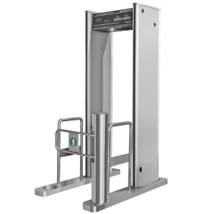 Ready To Ship Best Price High Sensitivity Detection Security Gate &amp; Turnstile All-in-One Machine