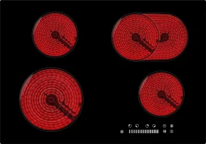 European Electric Cooktop with Ceramic Induction
