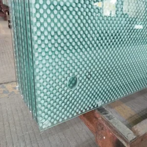 Frosted Acid Etched Printing Safety Glass Building Glass Tempered Balcony Glass Railing Glass Stairway Glass Toughened Laminated Balustrade Glass