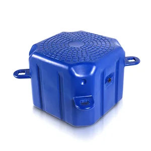China Suppliers Square Plastic Floating Dock - Blue HDPE Factory