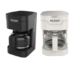 American Hotel 5 Cups 650W 60Hz Automatic Electric Drip Coffee Makers Black White Color Drip Coffee Machine