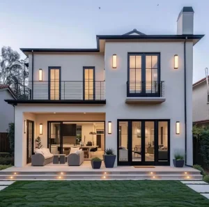 Modular Steel Eco-Friendly Vacation Villa-Quick Assembly Multi-Storey Prefab House Durable Frame Modern Custom Design for Resort