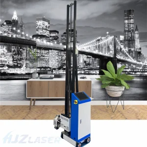 3D Inkjet Direct Mural Painting Zeescape UV Wall Printer for Ceramic Tiles Brick Glass Wall