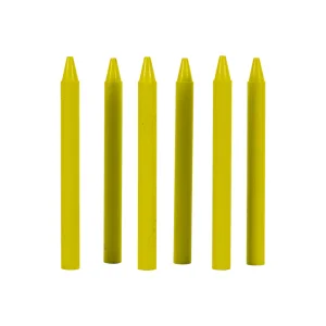 Triangle-Shaped Crayons - Colorful Hexagon Wax Crayons for Kids