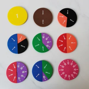 Custom Puzzle Fraction Toy Set