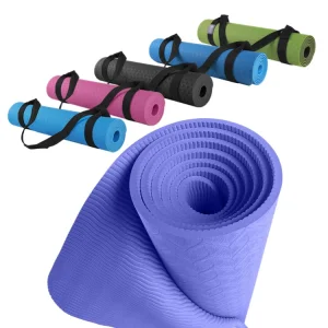 Factory Custom Wholesale Gym Eco-Friendly Double Color Layer Exercise Non-Slip Foam TPE Yoga Mat