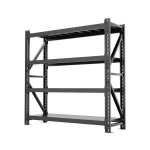 SHIBANG Adjustable Heavy Duty Metal Racking 4 Tier Boltless Adjustable Warehouse Racking Steel Warehouse Garage Storage Racking