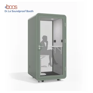 Dr. Le Compact Office Phone Booth Soundproof Acoustic Silent Pod Space-saving Privacy Work Pod Studios Hotel Use Office Pods