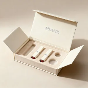 Cosmetic Packaging Box Magnetic Gift Box Velvet Insert