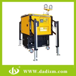 Sfw7000-J محطة طاقة متنقلة ذاتية التحميل متعددة الاستخدامات مع إضاءة LED مدمجة لمواقع العمل البعيدة