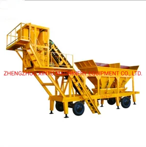 Mobile Yhzs Series High Efficiency Belt Type Continuous Concrete Mixing Plant