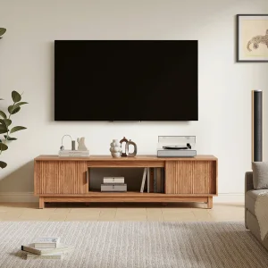 Modern Mocha Brown TV Stand