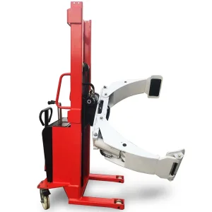 Kad 500/700/1000kg 1600mm 3000mm Semi Electric Reel Stacker with Roll Clamp