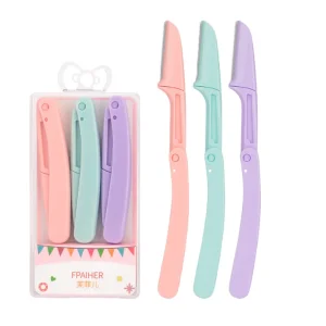 Foldable Eyebrow Razor Trimmer Set