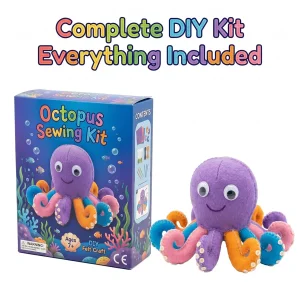 Portable Travel DIY Octopus Sewing Kit