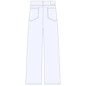 Custom logo Loose Straight-leg Women's Jeans S-5xl Plus-size Jeans Women's Trousers Women's Bottoms
