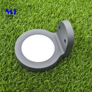 Preço de Fábrica à Prova d'Água IP66 2W 200lm Painel de Luz Solar LED Redondo Automático com Sensor de Micro-ondas para Jardim, Caminho e Hotel de Férias