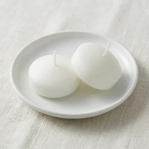 White Floating Candles 2 Inch 24 Pack Floating Candles 5-6 Hours Long Burning