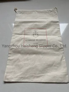 5 Star Hotel Linen Drawstring Laundry Wash Bag