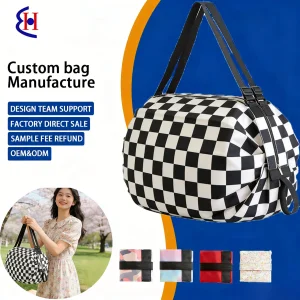 Bolsa de compras de acordeón lavable