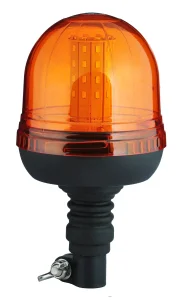 DIN Pole 24 V Amber Construction Machinery Excavator Tractor Flashing LED Beacon Warning Light