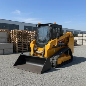 High Operating Efficiency Widely Crawler Tracked Skid Steer Loader Mini Skid Steer Loader with Closed Cab