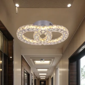 Fancy Decorative Lights Led Ceiling Lighting Iron Acrylic Luxury Chandelier Ceiling Light