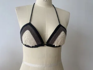 Fashion Women's Crochet Bra Top Knitted Sweater Clothes for Summer Beach Wear