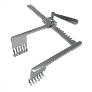 Stainless Steel Lumbar/Rib Bone Retractor Manual Distractor 6 Prongs Orthopedic Surgical Instruments Multifunctional