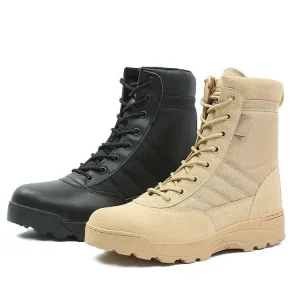 Men's Desert Sport High Shoes Rubber Hiking Outdoor Training Combat Climbing Tactical Boots