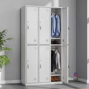 Steel Locker with Integrated Bench Seat