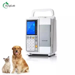 Veterinary Automatic Infusion Pump Portable LCD Screen for Pet ICU Hospital
