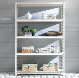 Customized Size Light Duty Shelving Metal Bolted Sheves Boltless Rivet Racks Bolt Free MDF Shelving