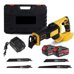 High-Power 21V Brushless Lithium Battery Reciprocating Saw Rechargeable Electric Outdoor Handheld Multi-Functional DIY Wood
