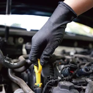 Diamond Textured Grip Nitrile Gloves 7mil 8mil with CE Certficated