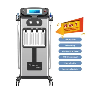 Professional 6 in 1 Blackhead Removal Deep Skin Cleaning Face Lifting Facial Microdermabraion Skincare Facial Machine