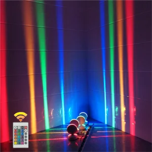 EU Standard LED Outdoor Waterproof Window Light RGB Door Frame Lamp Hotel KTV Corridor Aisle Porch Light Surface Mounted Ray