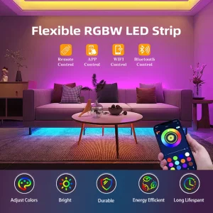 Fita de Luz LED Flexível RGBW