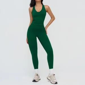 Outdoor Running Exercise Yoga Set Women Sportswear Activewear