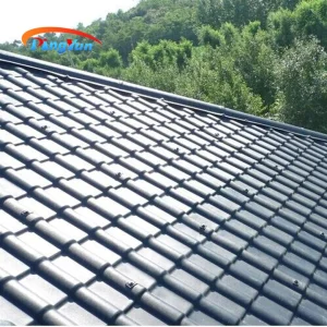 Anti-Corrosive Low Prices Synthetic Step Style Energy Solar PVC Roof Tile