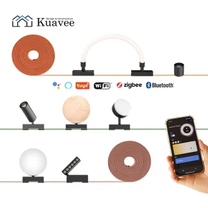 Commercial Premises Indoor Ultra Thin Woven Track Magnetic Track Light 48V Smart Control System Chandelier Magnetic Track Light