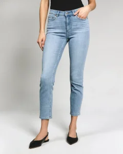 Calças de Denim Femininas Plus Size