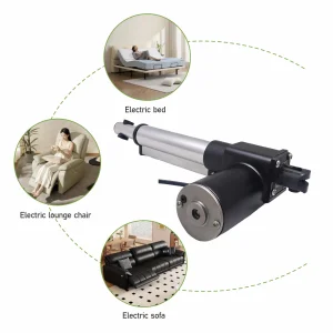 Low Noise 6000N 24V Electric Linear Actuator Stroke Load Capacity  Drive Motor Controller for Permanent Magnet