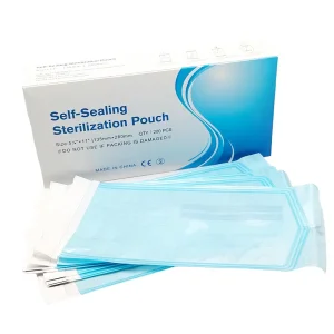 China Factory Direct Wholesale Disposable Surgical Instrument Pouches Self Seal Flat Peelable Sterilization Pouch for Medical Device Packaging