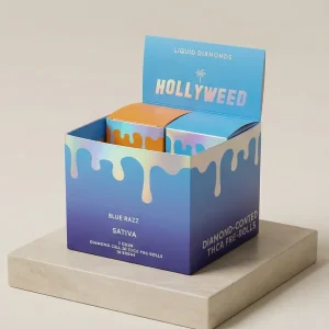 Custom Fruit Display Packaging Paper Box for Retail Supermarket Counters