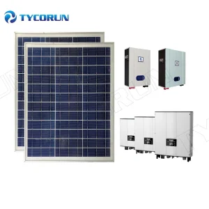 Tycorun 5kw 10kw 15kw 20kw 200kw off Grid Solar and Wind Power System Kit De Panel Supply Solar Energy Storage System